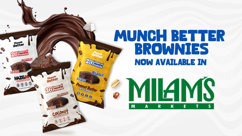 Munch Better Brownies Now at Milam’s Markets!